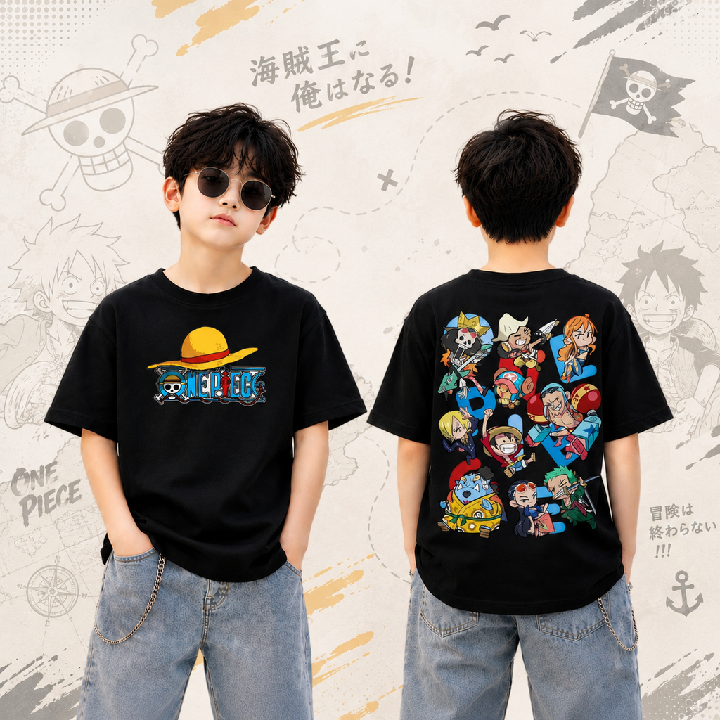 Boys Printed Cotton Round Neck Half Sleeve T-Shirt – Stylish Graphic Design