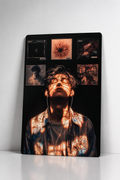 Aesthetic Music Metal Poster | Premium Gloss Finish | A4 Portrait