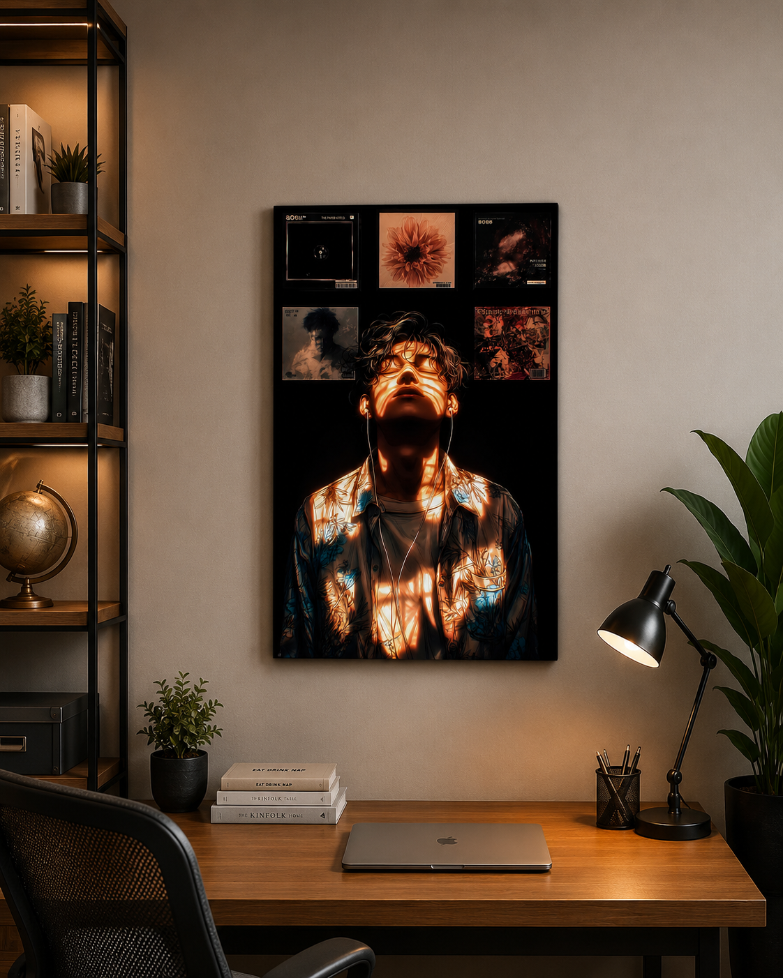 Aesthetic Music Metal Poster | Premium Gloss Finish | A4 Portrait