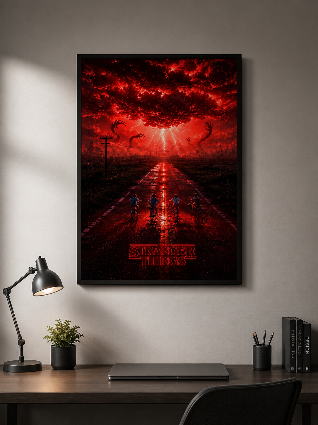 Stranger Things Metal Poster | Premium Gloss Finish | A4 Portrait