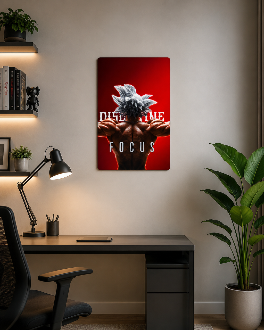 Focus Metal Poster | Premium Gloss Finish | A4 Portrait