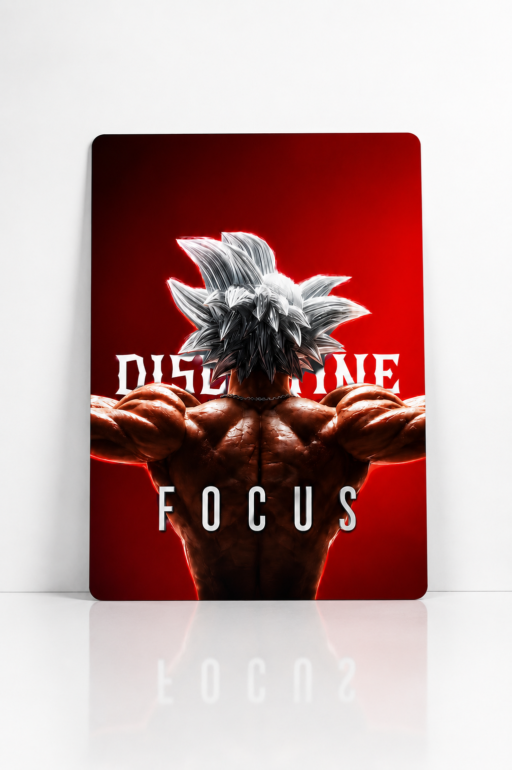 Focus Metal Poster | Premium Gloss Finish | A4 Portrait