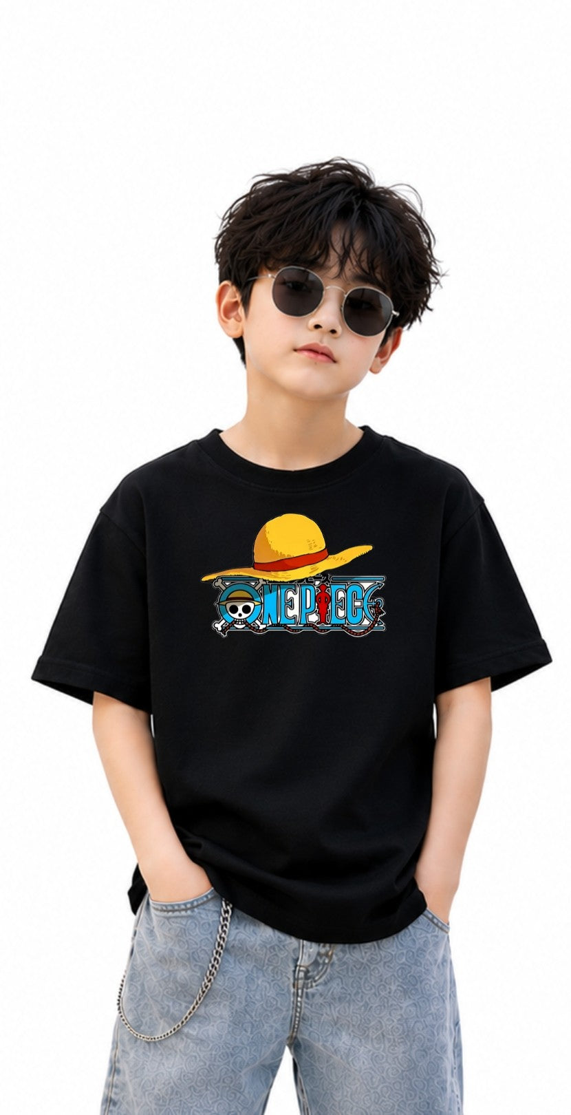 Boys Printed Cotton Round Neck Half Sleeve T-Shirt – Stylish Graphic Design