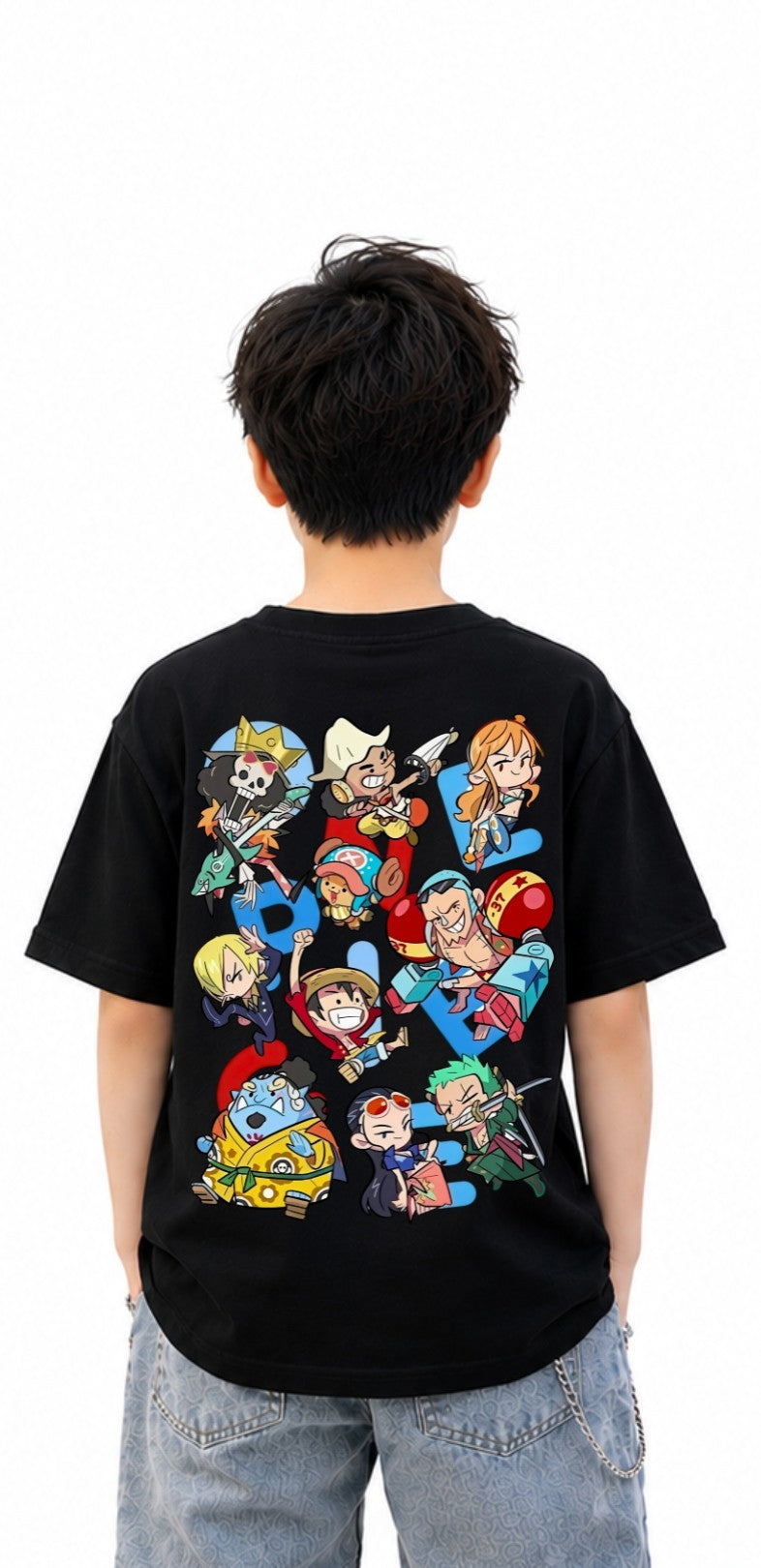 Boys Printed Cotton Round Neck Half Sleeve T-Shirt – Stylish Graphic Design